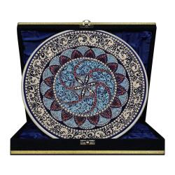 e38 EL İŞÇİLİĞİ ÇİNİ TABAK 25 CM - 6663 - 2