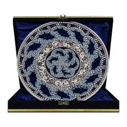 e38 EL İŞÇİLİĞİ ÇİNİ TABAK 25 CM - 6686 - 2