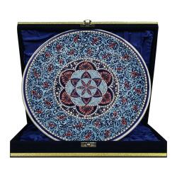 e38 EL İŞÇİLİĞİ ÇİNİ TABAK 25 CM - 6687 - 2