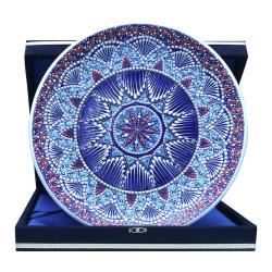 e38 EL İŞÇİLİĞİ ÇİNİ TABAK - 30 CM - 6518 - e38