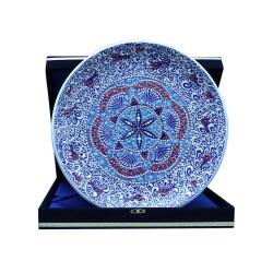 e38 EL İŞÇİLİĞİ ÇİNİ TABAK - 30 CM - 6519 - e38
