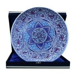 e38 EL İŞÇİLİĞİ ÇİNİ TABAK - 30 CM - 6520 - e38