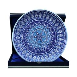 e38 EL İŞÇİLİĞİ ÇİNİ TABAK - 30 CM - 6521 - e38