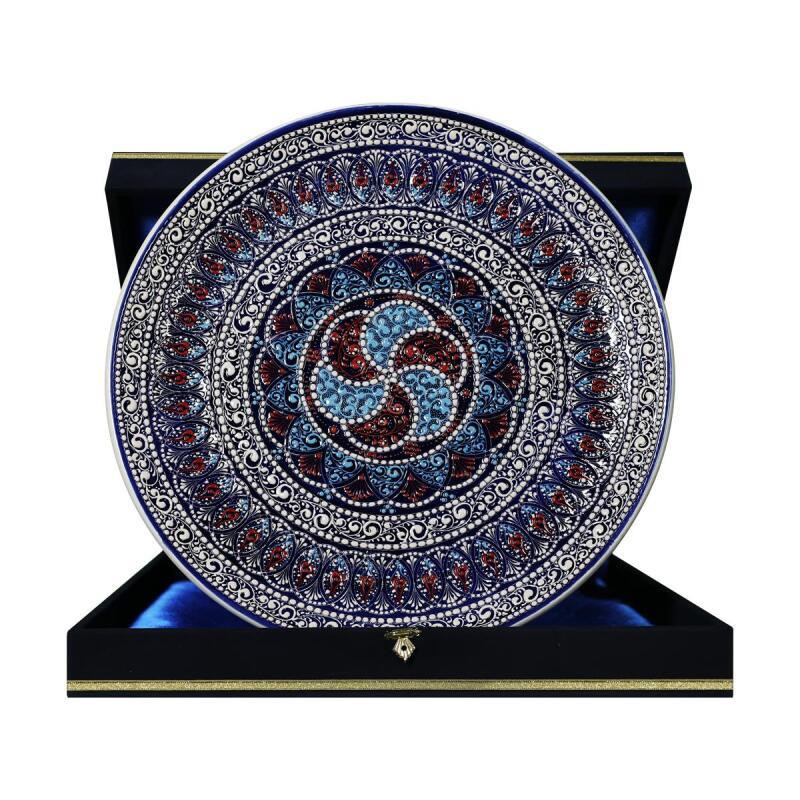e38 EL İŞÇİLİĞİ ÇİNİ TABAK 40 CM - 6746 - 2