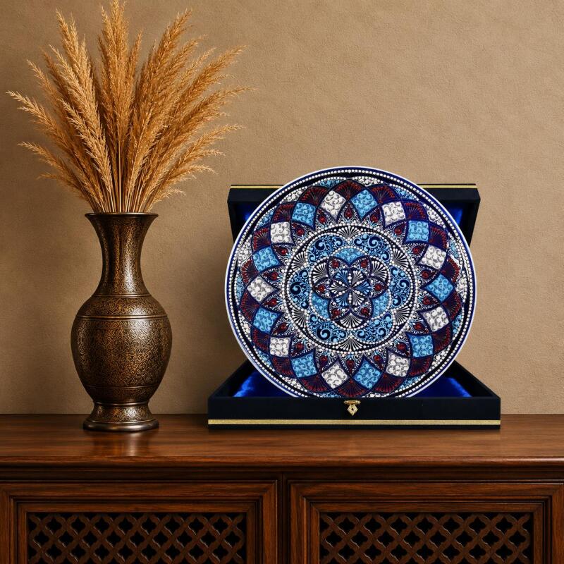 e38 EL İŞÇİLİĞİ ÇİNİ TABAK 40 CM - 6748 - 1