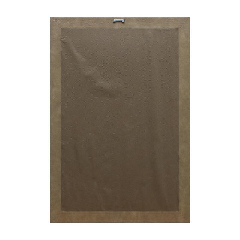 e38 EL İŞÇİLİĞİ ELİF VAV YAZILI EBRU TABLO 46*70 CM - 6608 - 3