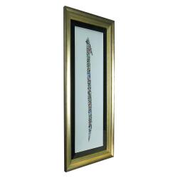 e38 EL İŞÇİLİĞİ ELİF YAZILI HÜSN-İ HAT TABLO - 54*119 CM - 6571 - 2