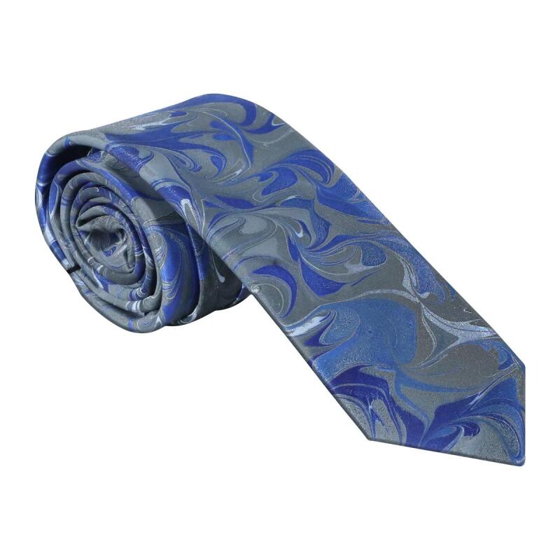 e38 EL İŞÇİLİĞİ ERKEK RENKLİ EBRU KRAVAT 150*5 cm - 6704 - 2