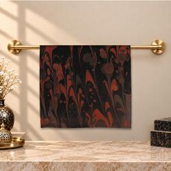 e38 EL İŞÇİLİĞİ KADIN RENKLİ EBRU EŞARP 94*94 cm - 6718 - e38