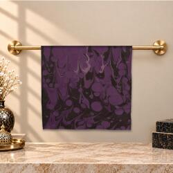 e38 EL İŞÇİLİĞİ KADIN RENKLİ EBRU EŞARP 94*94 cm - 6720 - e38