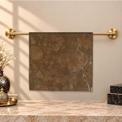 e38 EL İŞÇİLİĞİ KADIN RENKLİ EBRU EŞARP 94*94 cm - 6721 - e38