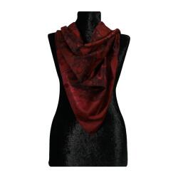 e38 EL İŞÇİLİĞİ KADIN RENKLİ EBRU EŞARP 94*94 cm - 6722 - 2