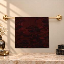 e38 EL İŞÇİLİĞİ KADIN RENKLİ EBRU EŞARP 94*94 cm - 6722 - e38