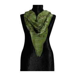 e38 EL İŞÇİLİĞİ KADIN RENKLİ EBRU EŞARP 94*94 cm - 6724 - 2