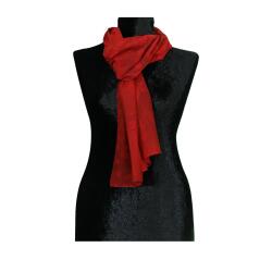 e38 EL İŞÇİLİĞİ KADIN RENKLİ EBRU FULAR 175*35 cm-6708 - 2