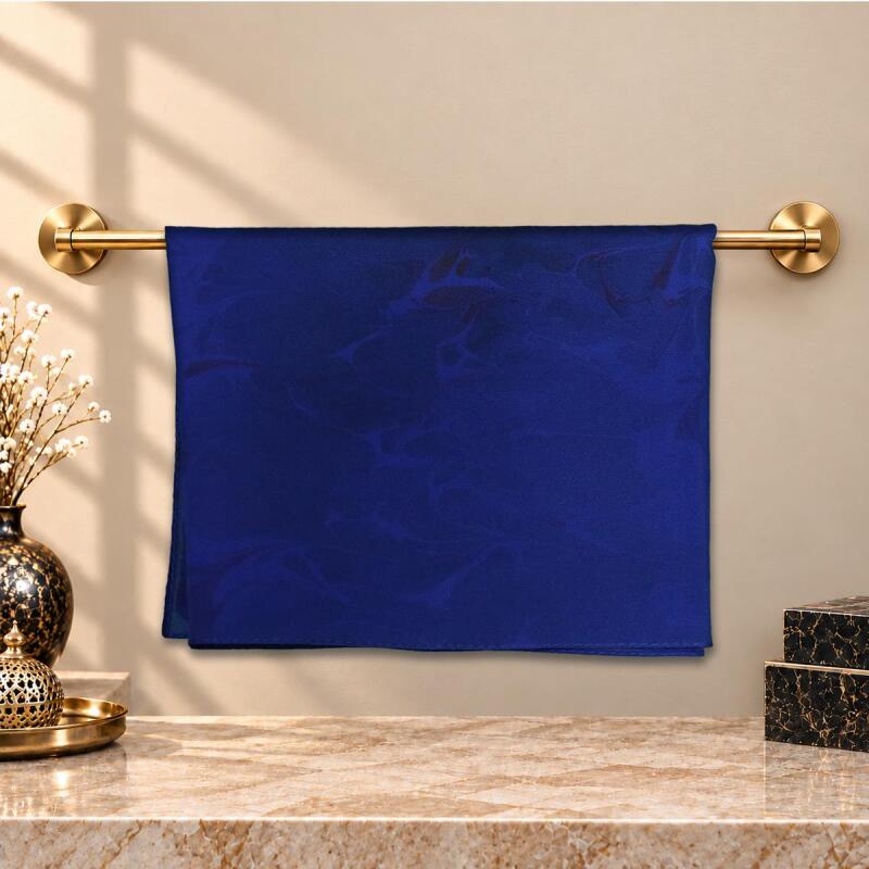 e38 EL İŞÇİLİĞİ KADIN RENKLİ EBRU FULAR 175*35 cm-6709 - 1