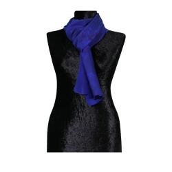 e38 EL İŞÇİLİĞİ KADIN RENKLİ EBRU FULAR 175*35 cm-6709 - 2