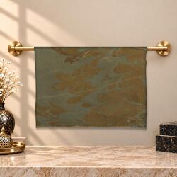e38 EL İŞÇİLİĞİ KADIN RENKLİ EBRU FULAR 175*35 cm-6716 - e38