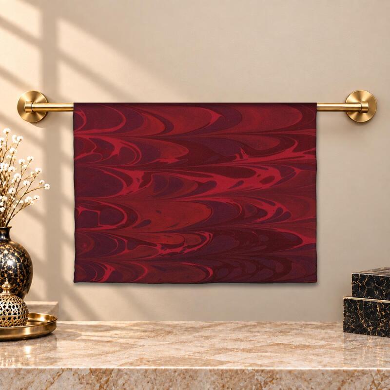 e38 EL İŞÇİLİĞİ KADIN RENKLİ EBRU ŞAL 175*70 cm -6728 - 1