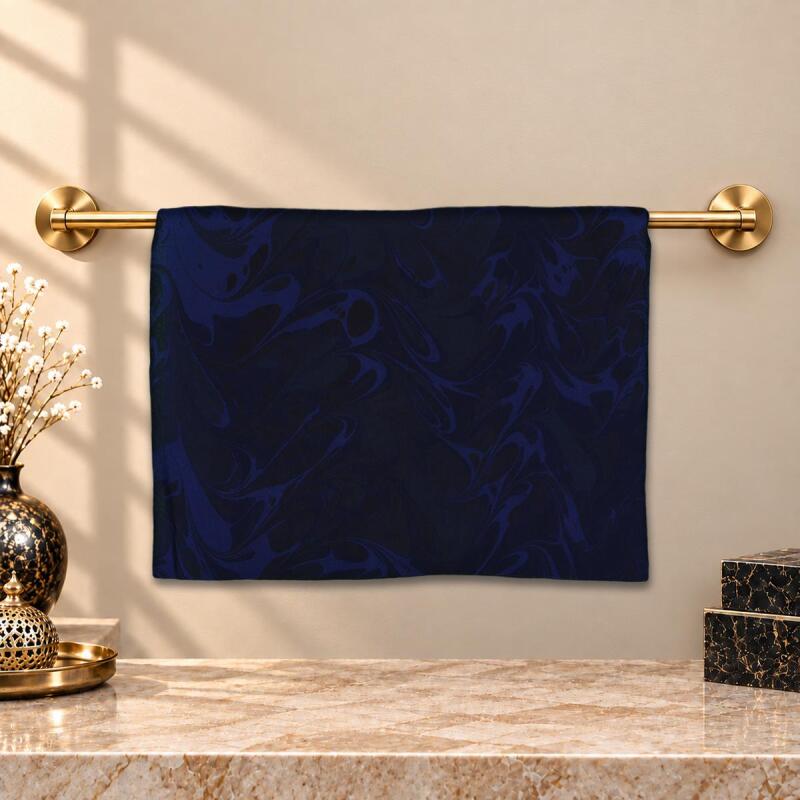 e38 EL İŞÇİLİĞİ KADIN RENKLİ EBRU ŞAL 175*70 cm -6732 - 1