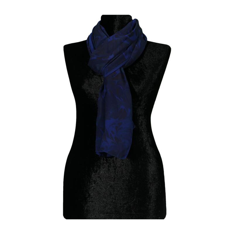 e38 EL İŞÇİLİĞİ KADIN RENKLİ EBRU ŞAL 175*70 cm -6732 - 2