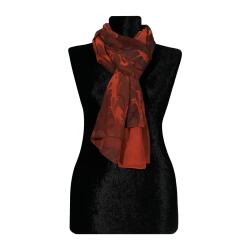 e38 EL İŞÇİLİĞİ KADIN RENKLİ EBRU ŞAL 175*70 cm -6735 - 2