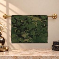 e38 EL İŞÇİLİĞİ KADIN RENKLİ EBRU ŞAL 175*70 cm -6737 - e38