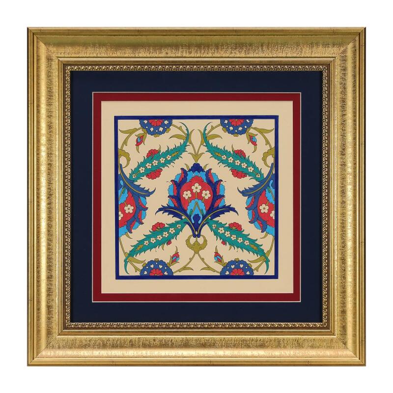 e38 EL İŞÇİLİĞİ KALEMİŞİ TABLO 45*45 CM - 6643 - 1
