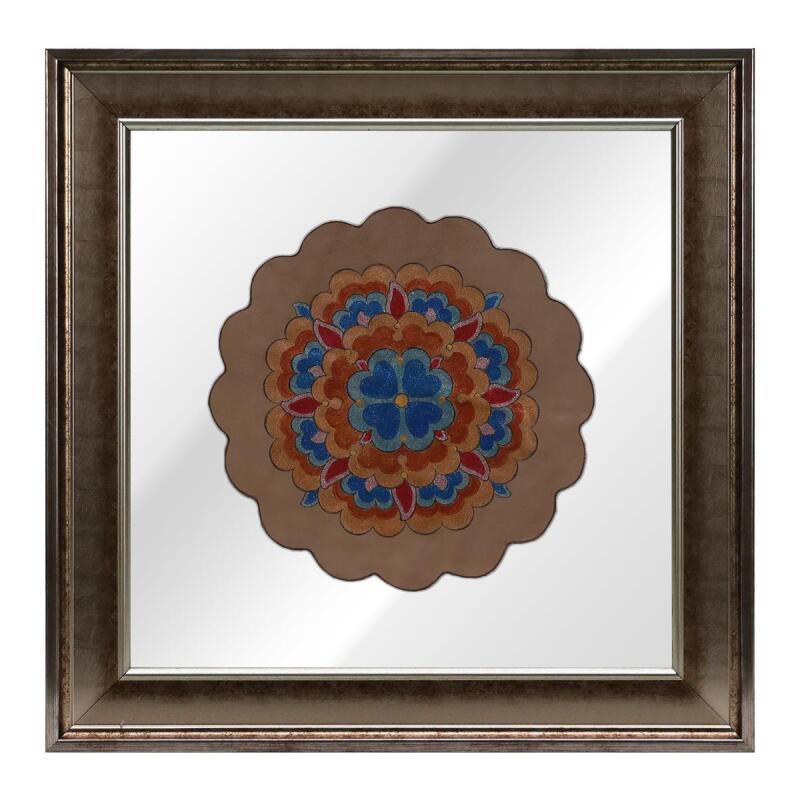 e38 EL İŞÇİLİĞİ KUMAŞ BOYAMA TABLO 36*36 CM - 6638 - 1