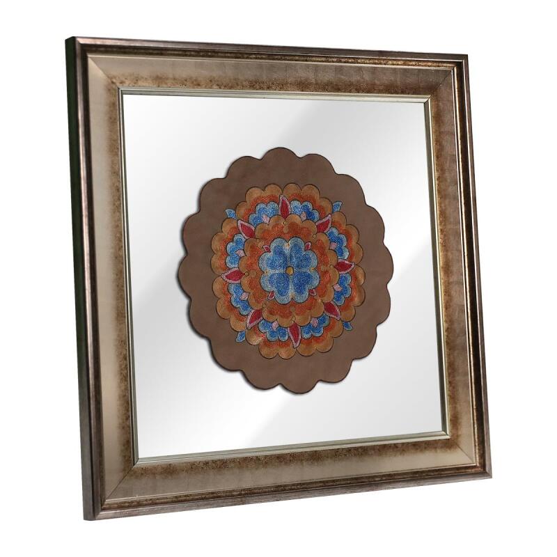 e38 EL İŞÇİLİĞİ KUMAŞ BOYAMA TABLO 36*36 CM - 6638 - 2