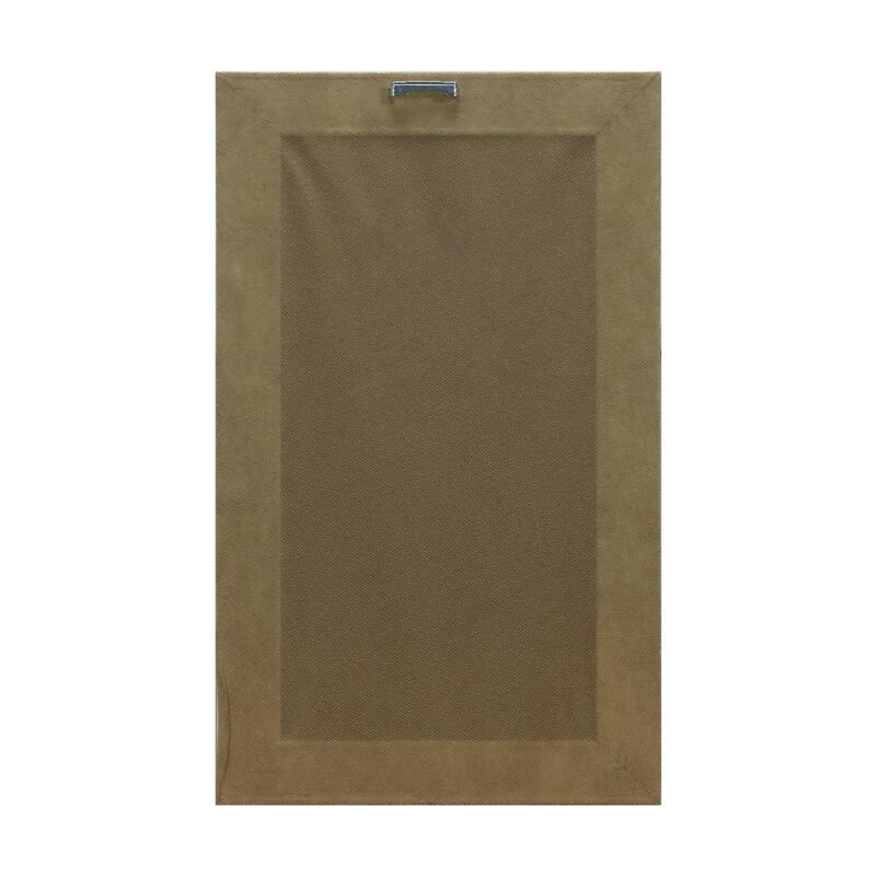 e38 EL İŞÇİLİĞİ LALE FORMUNDA ALLAH LAFZI EBRU TABLO - 25*42 CM - 6611 - 3