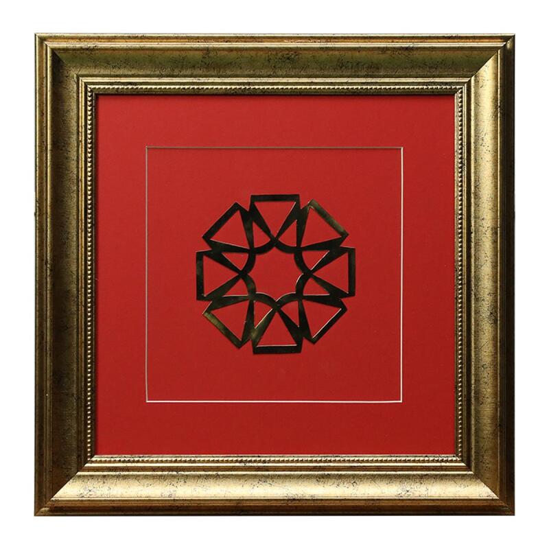 e38 EL İŞÇİLİĞİ PİRİNÇ TABLO 40*40 CM - 6448 - 1