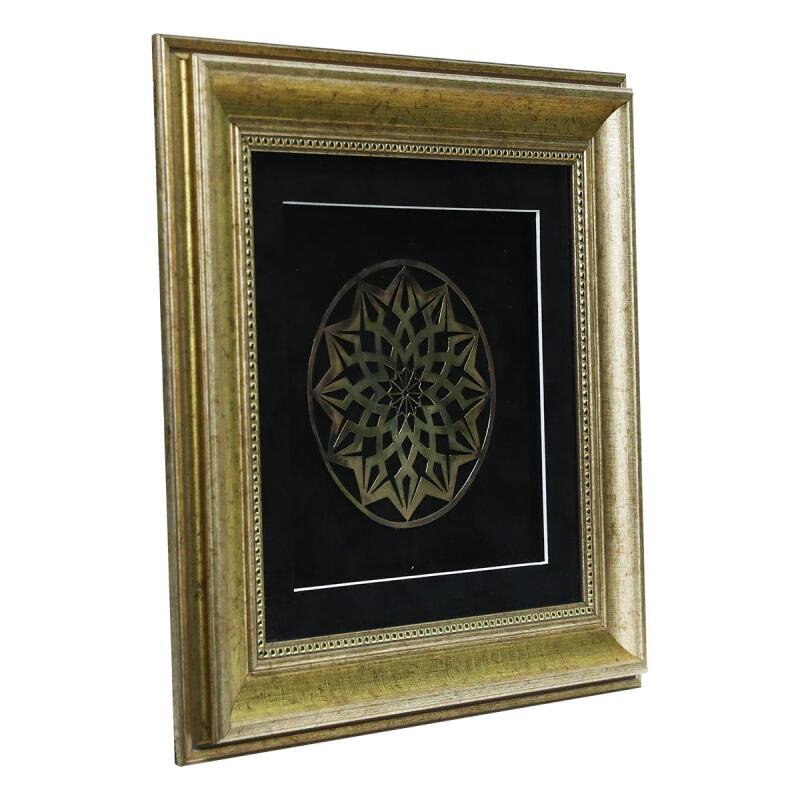 e38 EL İŞÇİLİĞİ PRİNÇ TABLO 34*34 CM -6633 - 2