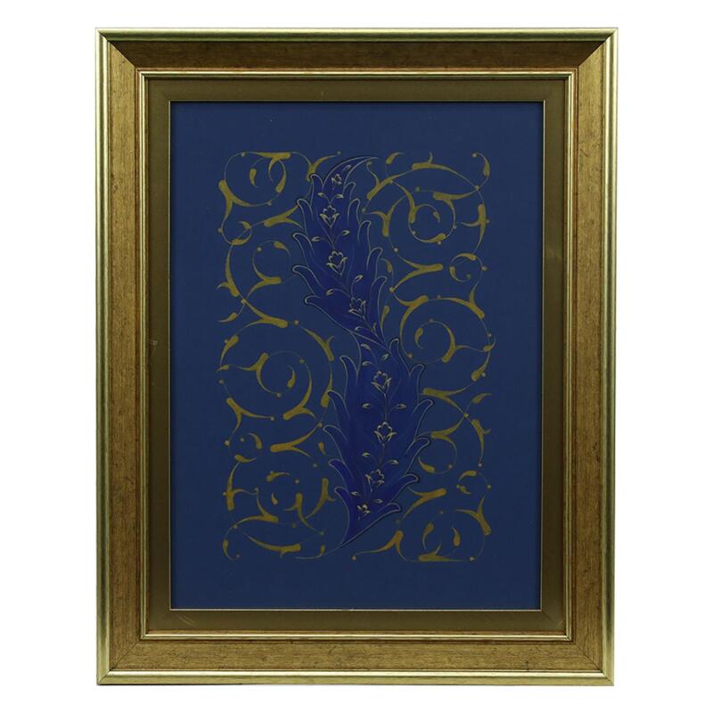 e38 HAND CRAFTED ILLUMINATION PAINTING 47*37 cm - 5843 - 1
