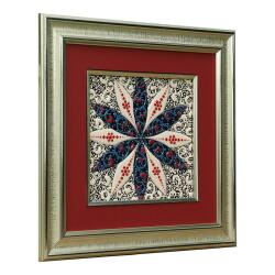 e38 HANDCRAFTED CERAMIC PAINTING 34*34 CM - 6271 - 2