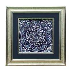 e38 HANDCRAFTED CERAMIC PAINTING 34*34 CM - 6276 - e38