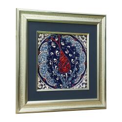 e38 HANDCRAFTED CERAMIC PAINTING 34*34 CM - 6283 - 2