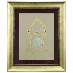 e38 HANDCRAFTED ILLUMINATION PAINTING 55x45 CM - 6320 - e38