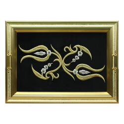 e38 HANDCRAFTED MARAŞ STYLE TRAY 40*51 CM - 6286 - e38