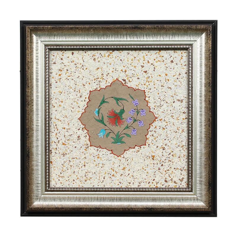 e38 HANDICRAFT WATERCOLOR PAINTING 34x34 cm - 6204 - 1