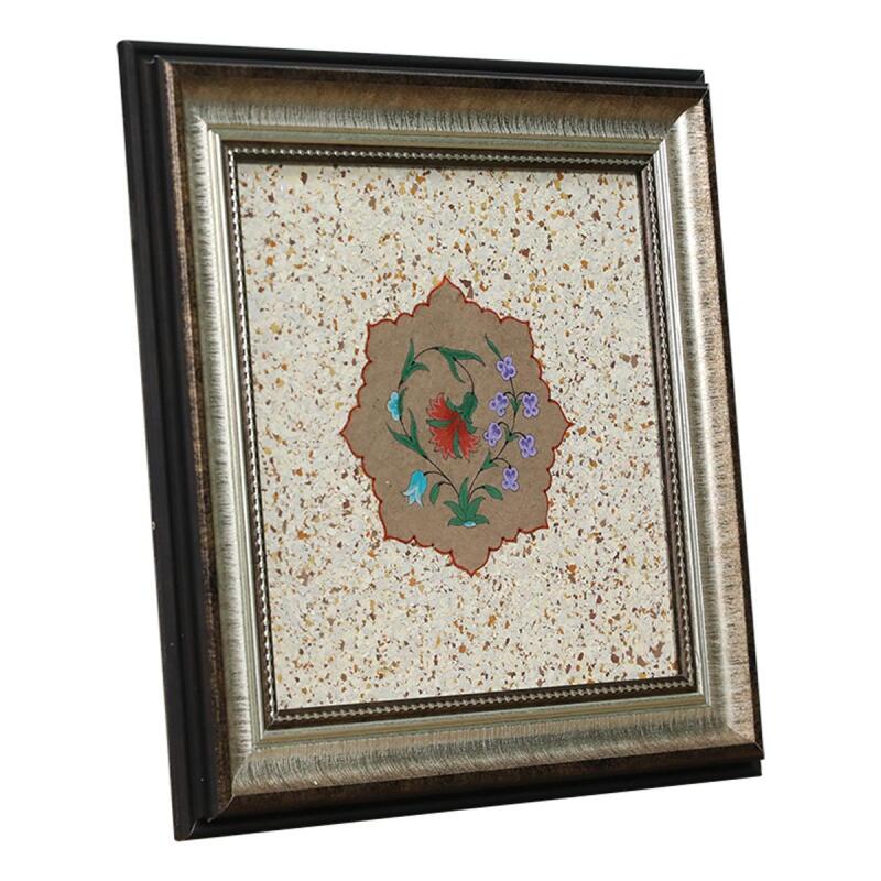 e38 HANDICRAFT WATERCOLOR PAINTING 34x34 cm - 6204 - 2