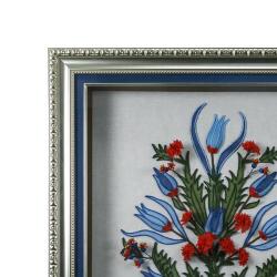 e38 EL İŞÇİLİĞİ İĞNE OYASI TABLO 94*69 cm - Ü000713 - 2