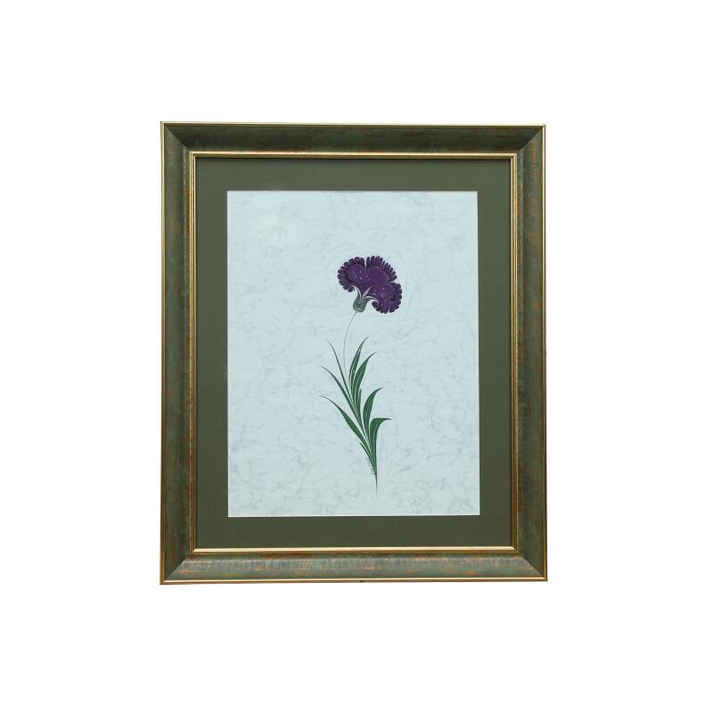 طاولة رخامية من القرنفل مصنوعة يدويًا e38، 50×43 سم - 6229 - 1